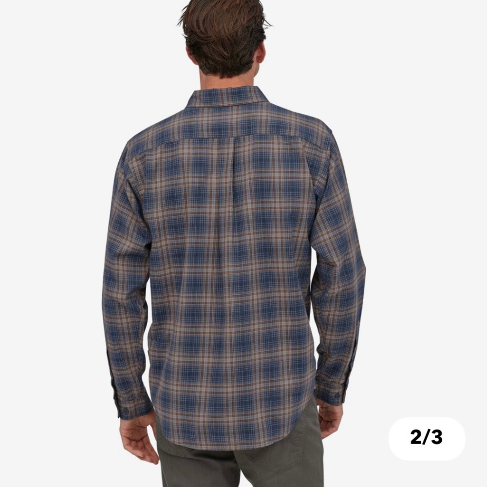 Patagonia Organic Cotton Plaid Long Sleeved Shirt - Picture 12 of 13
